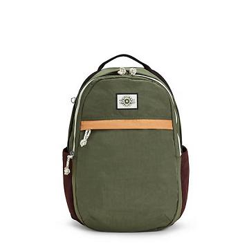 Kipling Xavi 15" Backpack Laptop Bags Valley Moss | AU 1675DF